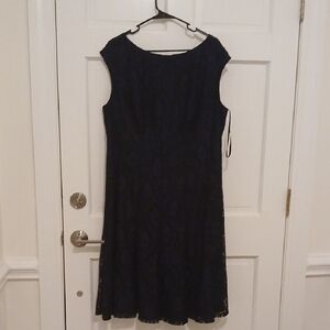Lauren Ralph Lauren Black Midi Dress